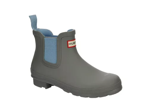 Hunter Boots Llc Womens Original Chelsea Rain Boot - Grey