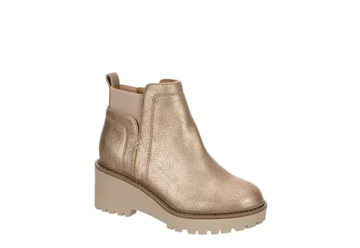 Dv By Dolce Vita Girls Fury Wedge Bootie - Rose Gold