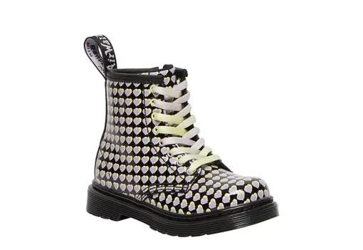 Dr. Martens Dr.martens Girls Infant 1460 Combat Boot - Black